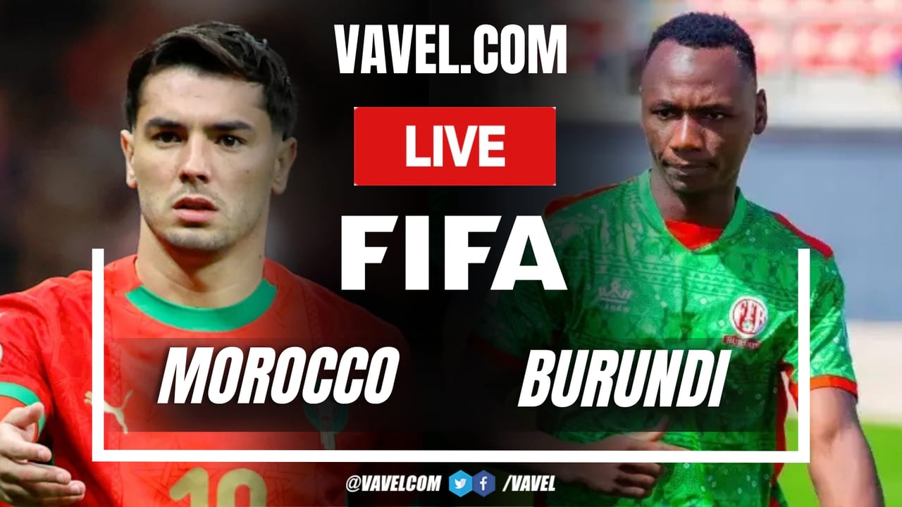 Morocco vs Burundi LIVE Score Updates in International Friendly Match
