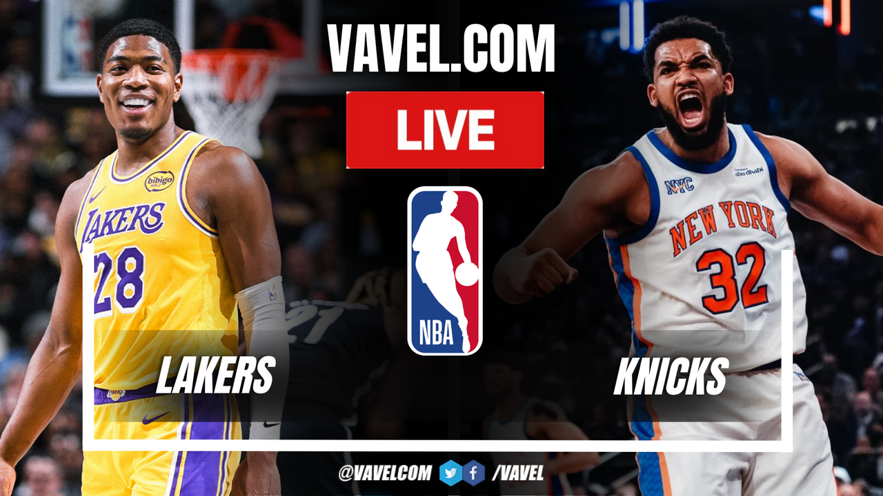Los Angeles Lakers vs New York Knicks LIVE Score Updates in NBA Match