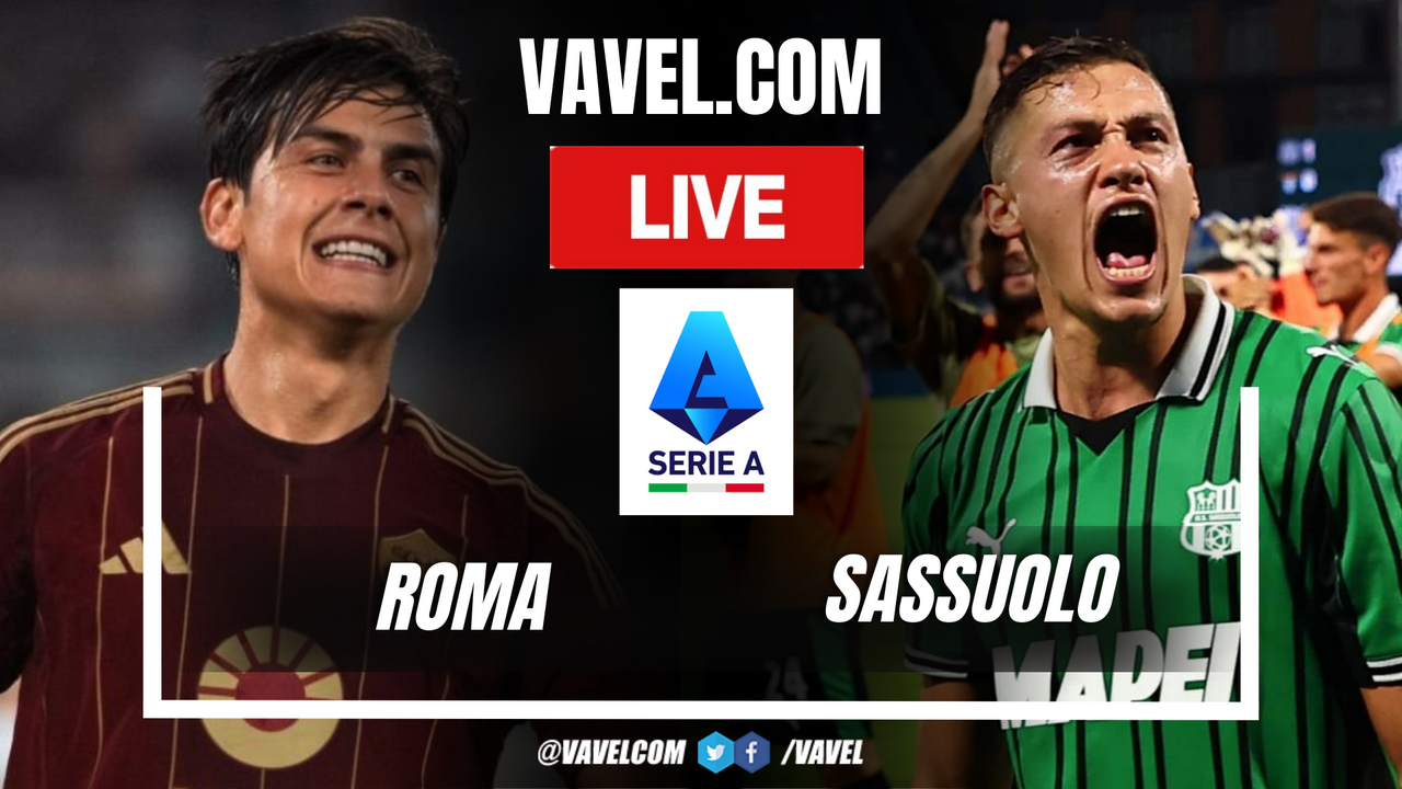 Roma vs Sassuolo LIVE Score Updates: Great game in the capital (0-0)