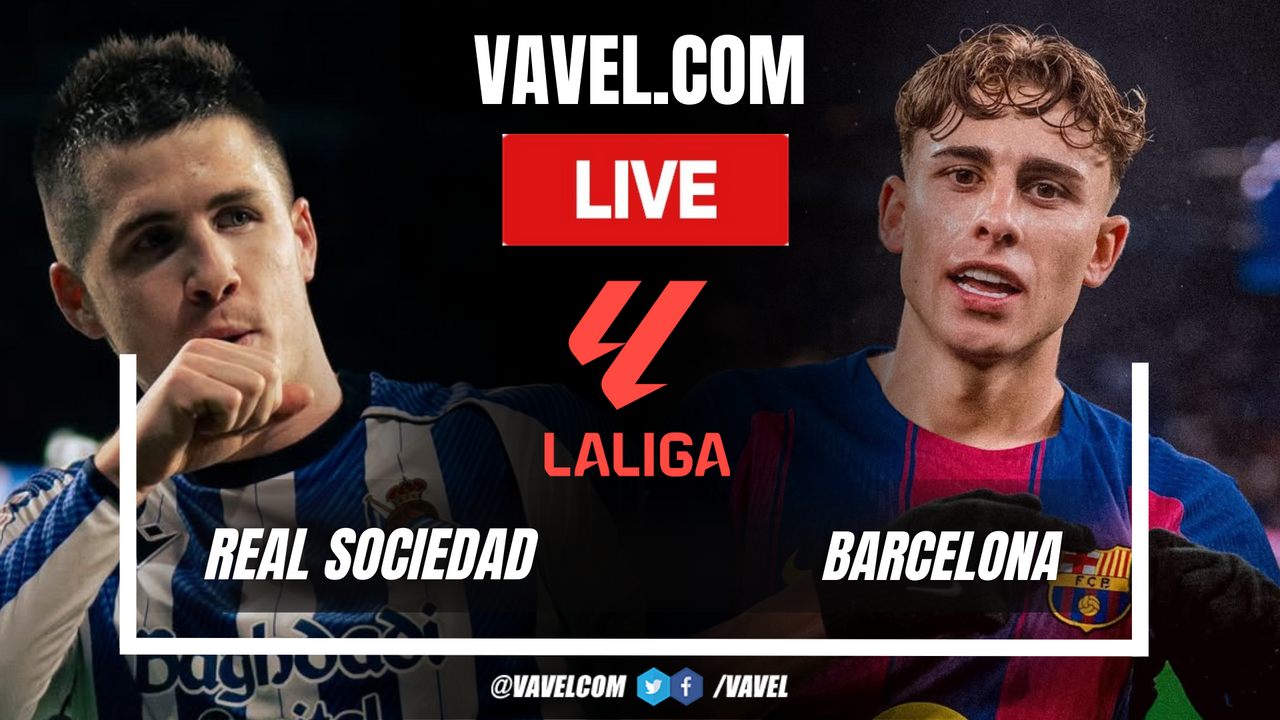 Real Sociedad vs Barcelona LIVE Score Updates in LaLiga Match