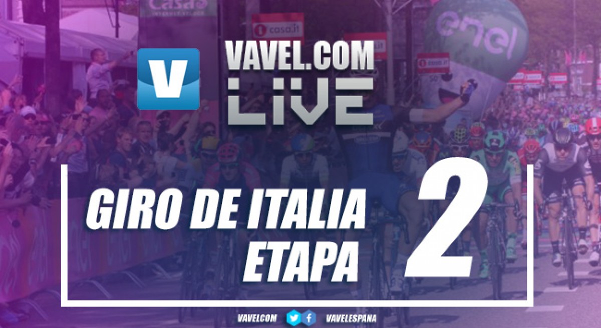 Resumen de la etapa 2 del Giro de Italia 2018: Viviani abre su cuenta