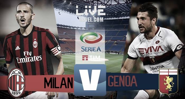 Terminata Milan- Genoa, LIVE Serie A 2017/18 (0-0): finisce in pareggio