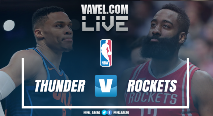 Resultado Oklahoma City Thunder x Houston Rockets na NBA 2017/18
