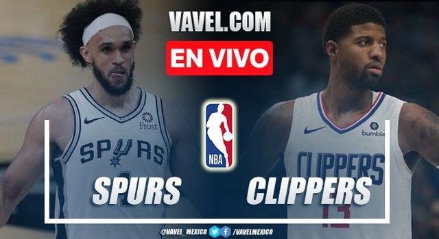 Spurs vs Clippers  EN VIVO hoy (76-58)