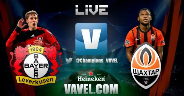 Diretta Bayer Leverkusen - Shaktar Donetsk in Champions League