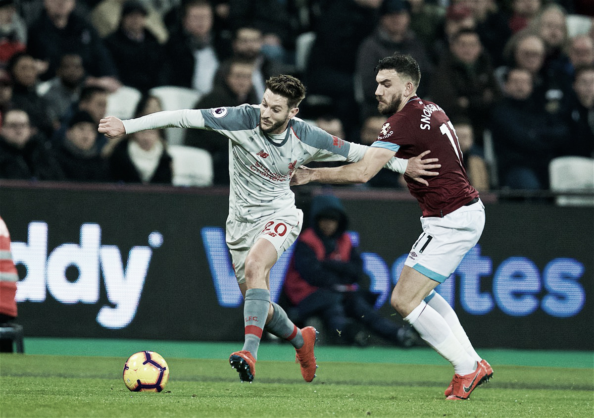 Liverpool empata com West Ham e vê liderança da Premier League ameaçada Liverpool empata com West Ham e vê liderança da Premier League ameaçada