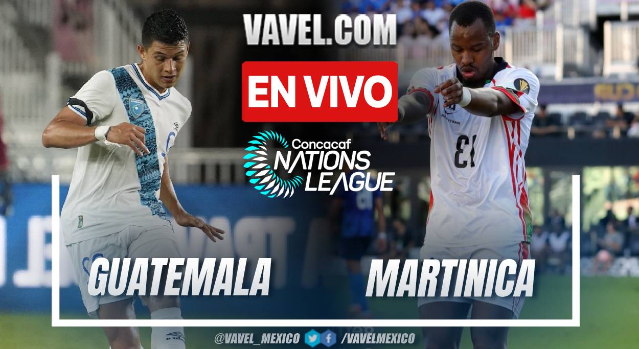 Guatemala vs. Martinica EN VIVO today (1-1) | September 5, 2024