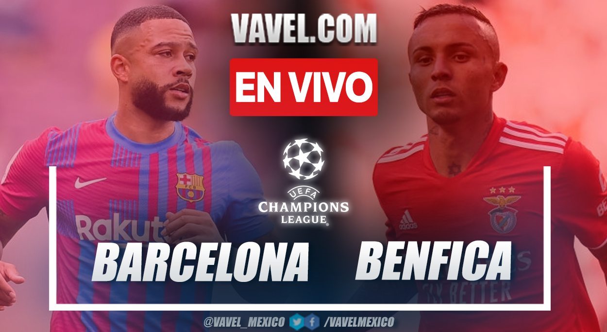 Resumen: Barcelona 0-0 Benfica en UEFA Champions League 2021-22