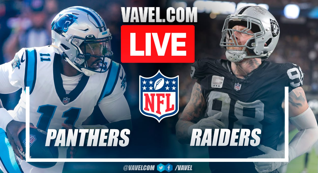 Carolina Panthers vs Las Vegas Raiders LIVE Score Updates, Stream Info