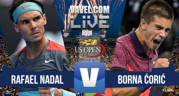 Rafael Nadal x Borna Coric no US Open 2015 (2-0)