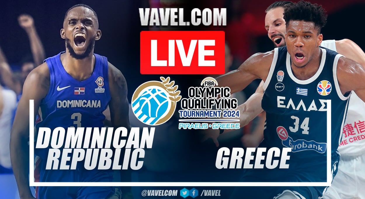 Summary: Dominican Republic 82-109 Greece in FIBA 2024 Piraeus Olympic Qualifying Tournament | July 3, 2024