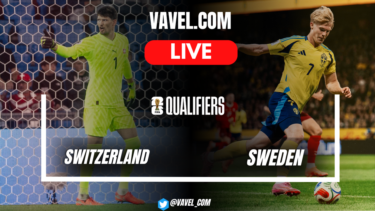 Switzerland vs Sweden LIVE Score Updates in 2026 Qualifiers Match