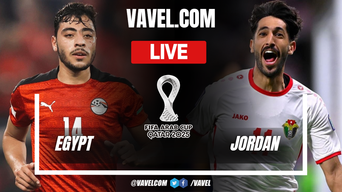 Egypt vs Jordan LIVE Score Updates in 2025 FIFA Arab Cup Match