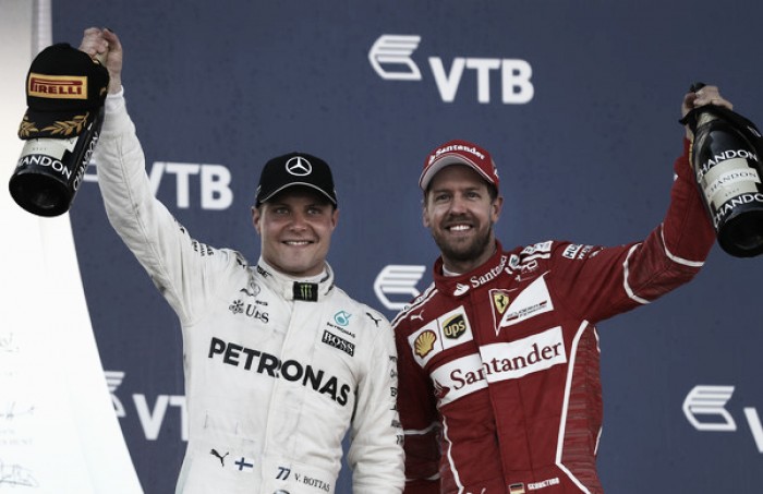 Sebastian Vettel: “Bottas ha ganado la carrera en la primera parte”