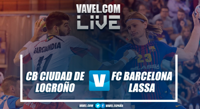 Resumen Ciudad de Logroño vs Barcelona Lassa en Liga Loterías ASOBAL (25-32)