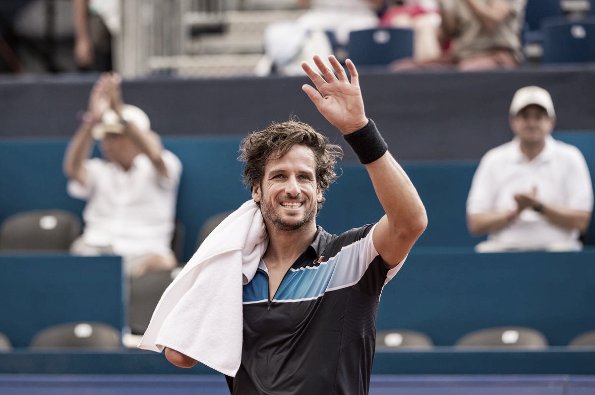 Feliciano Lopez vence aguerrido Federico Delbonis e avança em Gstaad Feliciano Lopez vence aguerrido Federico Delbonis e avança em Gstaad