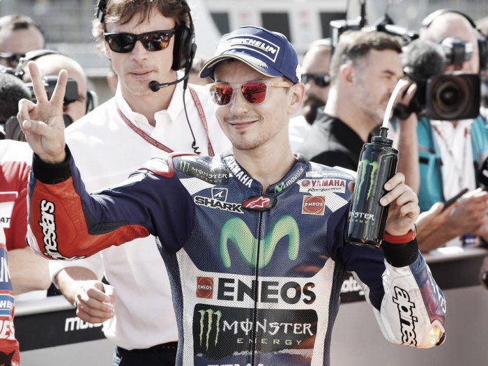 Lorenzo lost it all in the final stages of Qualifying in Brno