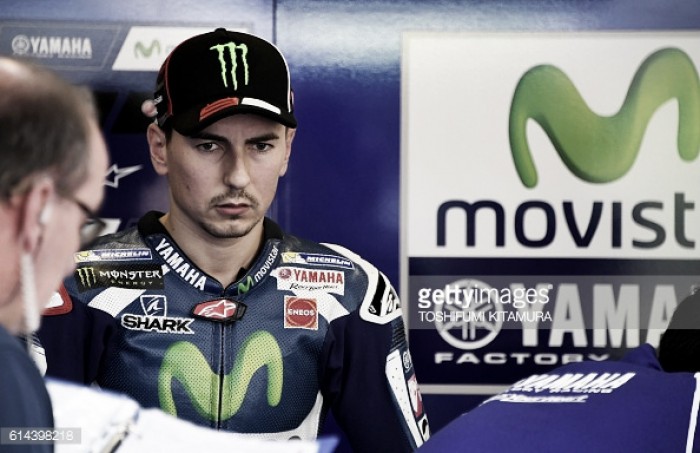 Lorenzo ends a crash filled day one of practice in Motegi on top with record breaking pace