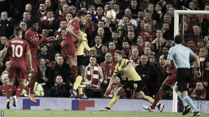 Liverpool (5) 4-3 (4) Borussia Dortmund: Yellows left stunned after throwing away lead at Anfield