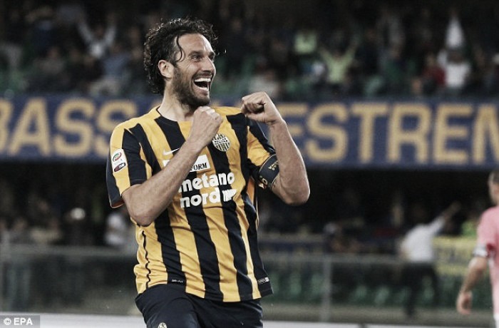 Luca Toni bids farewell with a win and a goal against Serie A champions