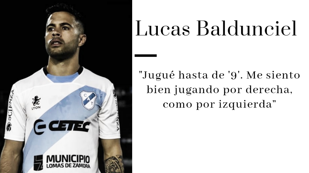 Entrevista. Lucas Baldunciel: “El equipo genera situaciones de gol y eso me deja tranquilo” 