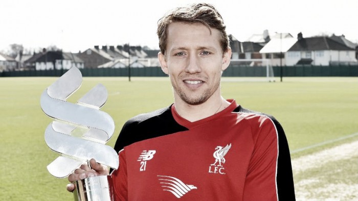 Lucas Leiva named Liverpool's player of the month