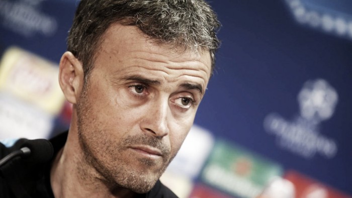 Tranquillità Luis Enrique: "Mi fido ciecamente dei miei giocatori, non cambieremo il nostro gioco" Tranquillità Luis Enrique: "Mi fido ciecamente dei miei giocatori, non cambieremo il nostro gioco"