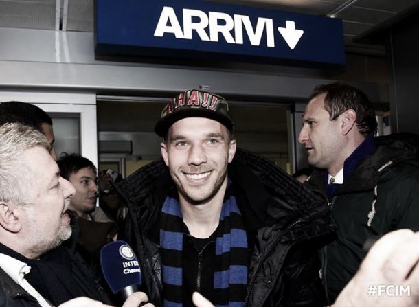 Lukas Podolski cambia Inglaterra por Italia