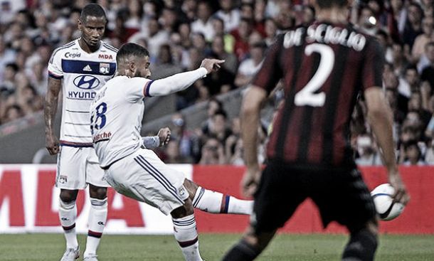 Em amistoso sonolento, Lyon bate Milan com gol de Lacazette