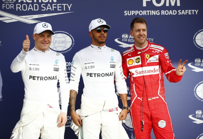 Lewis Hamilton on Australian pole again, but Ferrari keeping Mercedes honest