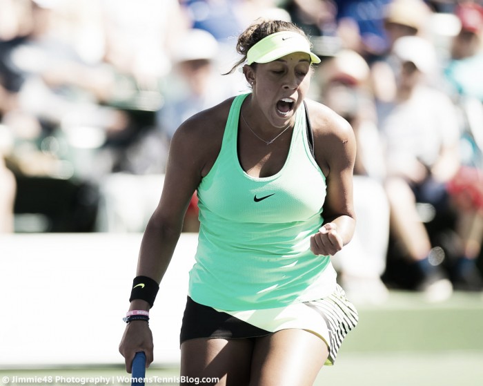 WTA Indian Wells: Madison Keys excels in her first match back from injury