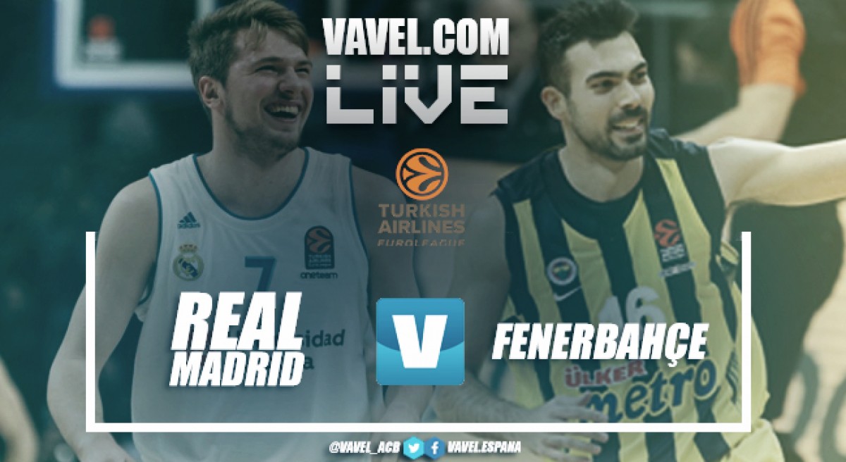 Real Madrid Baloncesto 83-86 Fenerbahçe en vivo y en directo online