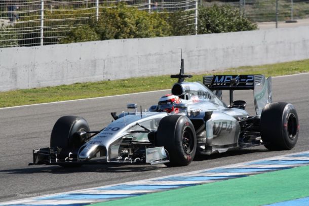 Magnussen asombra a todos en la tercera jornada de tests en Jerez