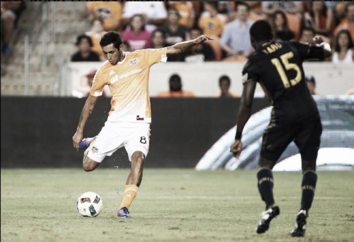 Cristian Maidana's late free kick leads Houston Dynamo to victory Philadelphia Union, 1-0