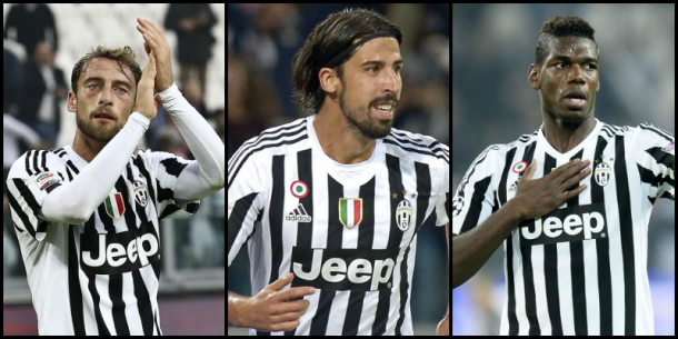 Khedira - Marchisio - Pogba, un trio fondamentale