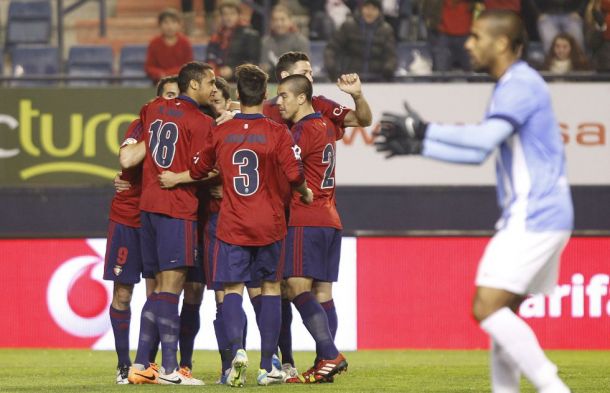 El Málaga se despide de la Copa tras empatar en El Sadar