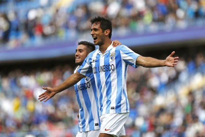 El Málaga gana al Getafe en La Rosaleda y sigue aspirando a zona Champions
