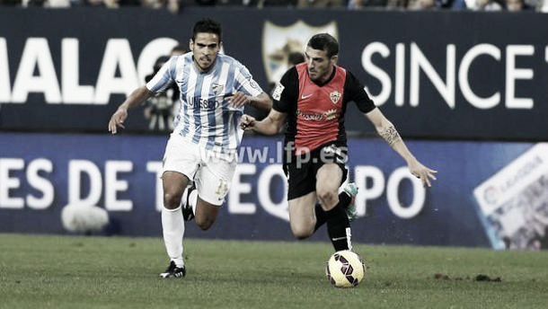 Malaga 1-2 Almeria: Hemed double downs Malaga