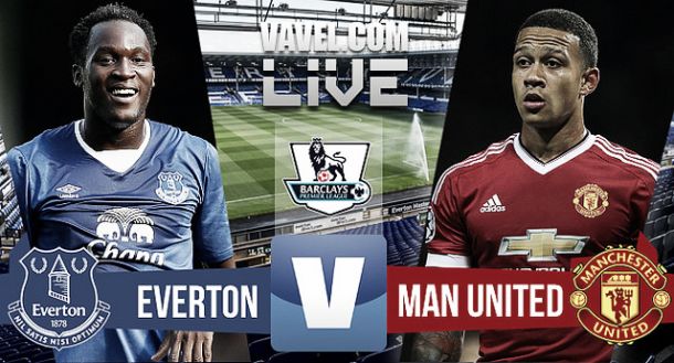 Score Everton - Manchester United in EPL 2015 (0-3)