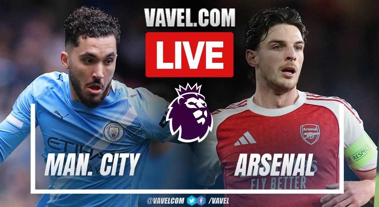 Goals and Highlights: Manchester City 2-1 Arsenal in Premier League