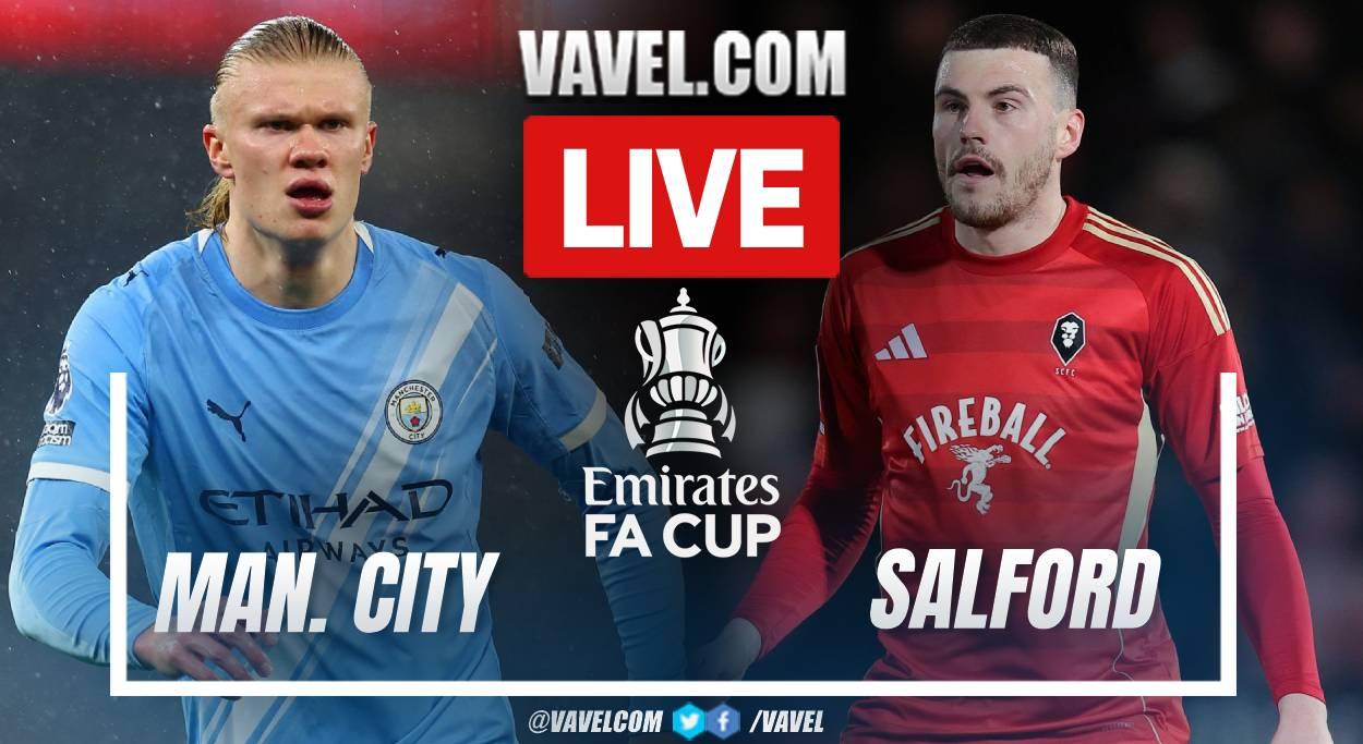 Manchester City vs Salford LIVE Score Updates in FA Cup Match