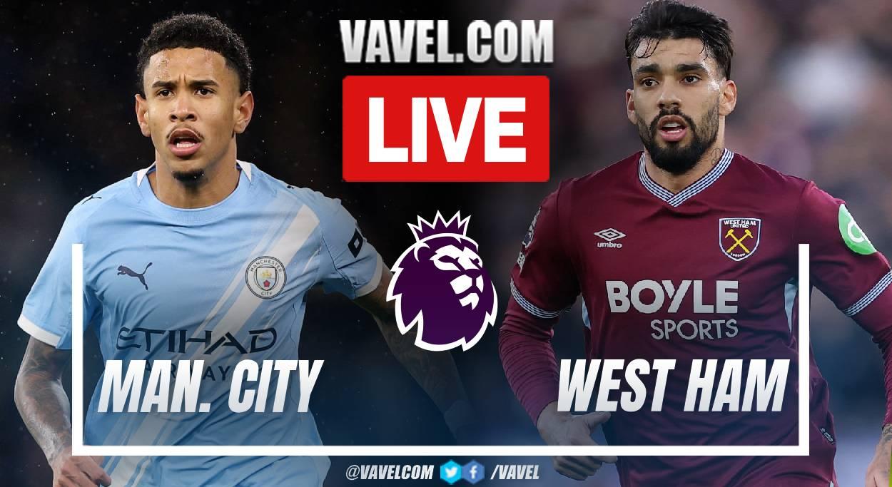 Goals and Highlights: Manchester City 3-0 West Ham in Premier League