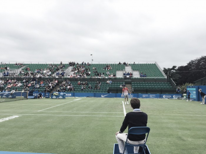 ATP Nottingham: Adrian Mannarino fires his way past Taylor Fritz