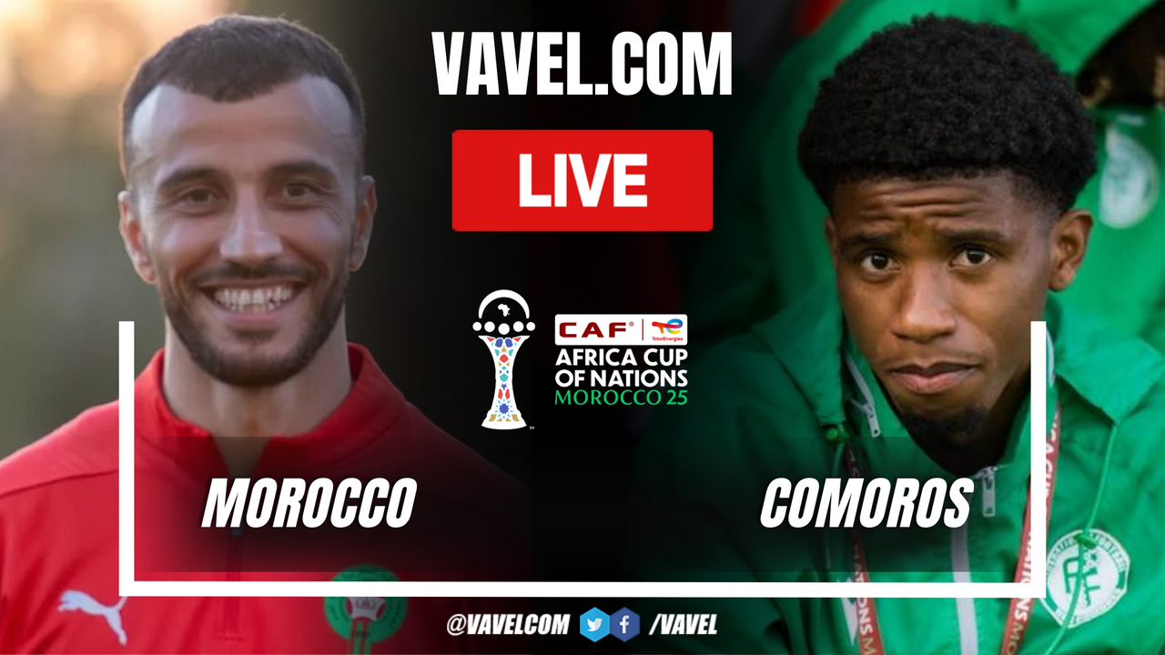 Morocco vs Comoros LIVE Score Updates in 2025 Africa Cup of Nations Match
