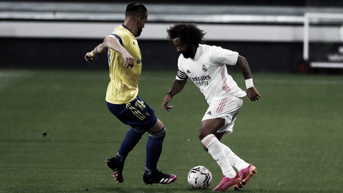 Marcelo: «Vamos a pelear hasta el final, el Real Madrid no se rinde nunca» Marcelo: «Vamos a pelear hasta el final, el Real Madrid no se rinde nunca»