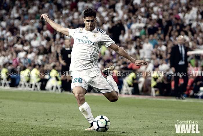Marco Asensio tiene reserva de gol en el Bernabéu