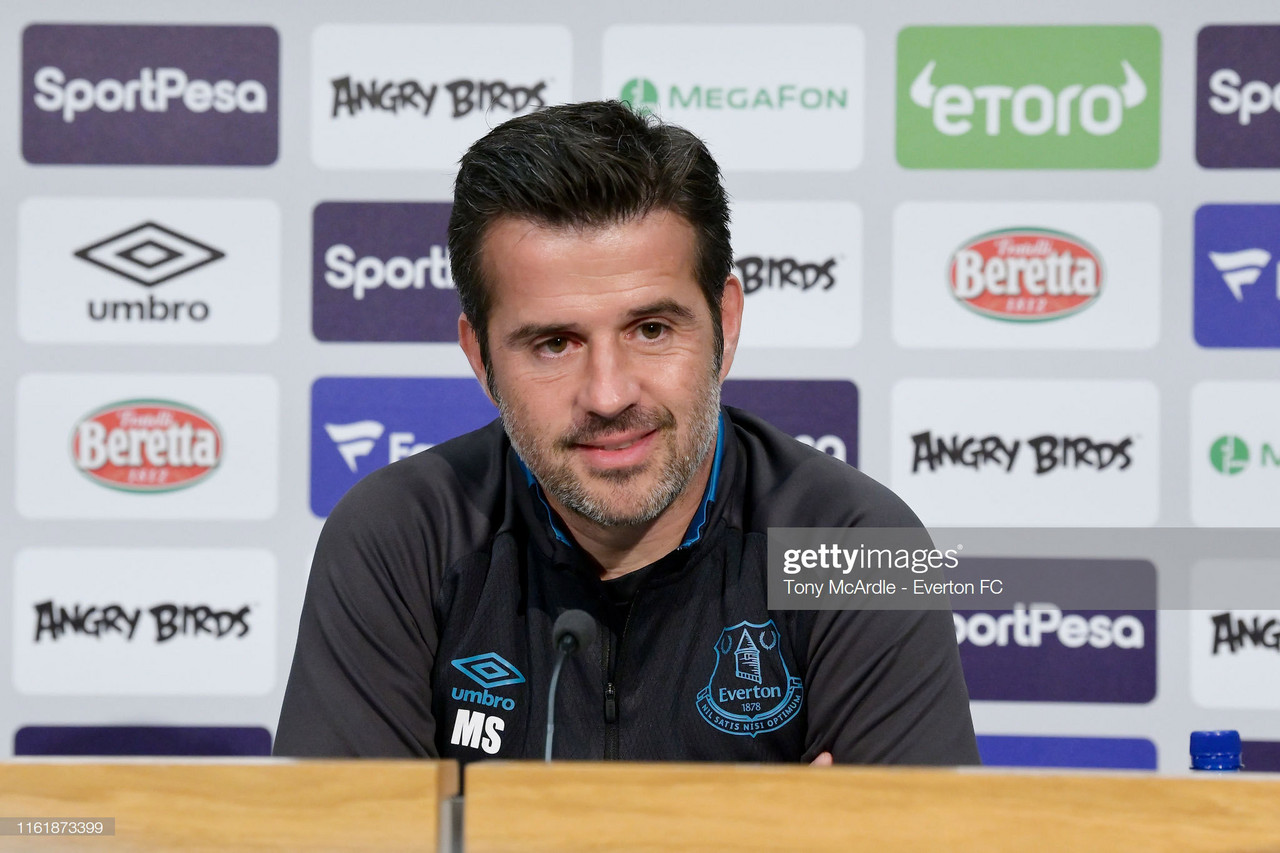 Everton boss Silva hoping Blues can prove they deserve to be league leaders in Aston Villa clash