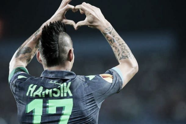 Napoli, tutto l'amore di Hamsik