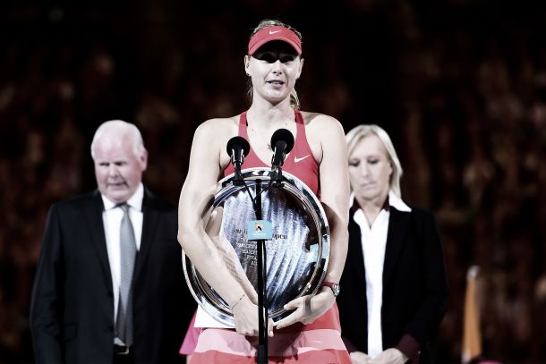 Maria Sharapova: "Serena es la mejor del mundo"