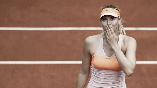 Sharapova vence Ormaechea e garante vaga nas oitavas de final de Roland Garros Sharapova vence Ormaechea e garante vaga nas oitavas de final de Roland Garros